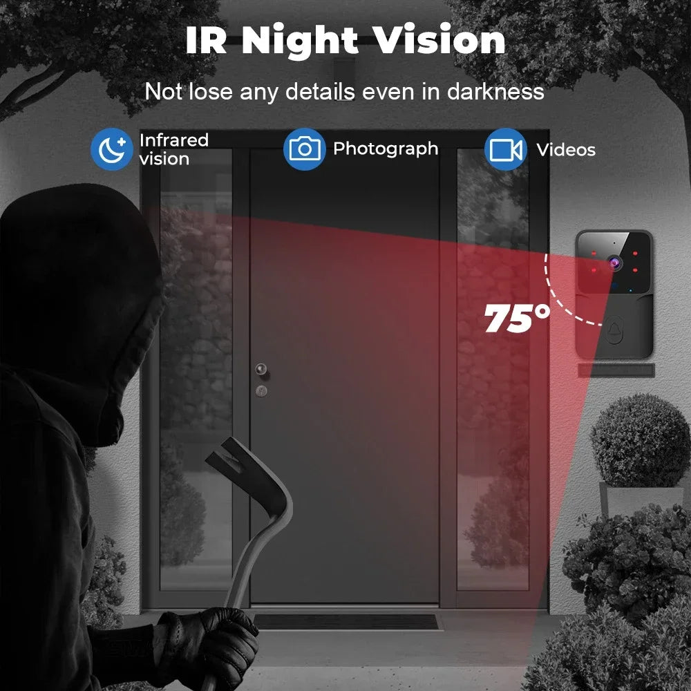 Tuya WiFi Doorbell, Wireless Camera Bell
