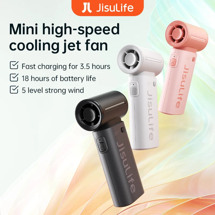 JISULIFE Handheld Turbo Fan
