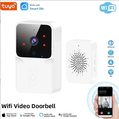 Tuya WiFi Doorbell, Wireless Camera Bell