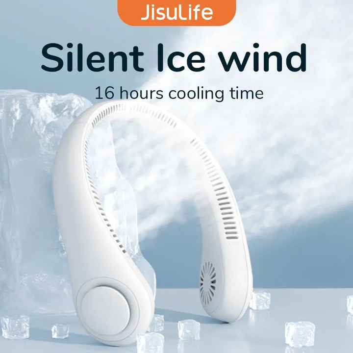 JISULIFE Portable Neck Fan, 4000 mAh